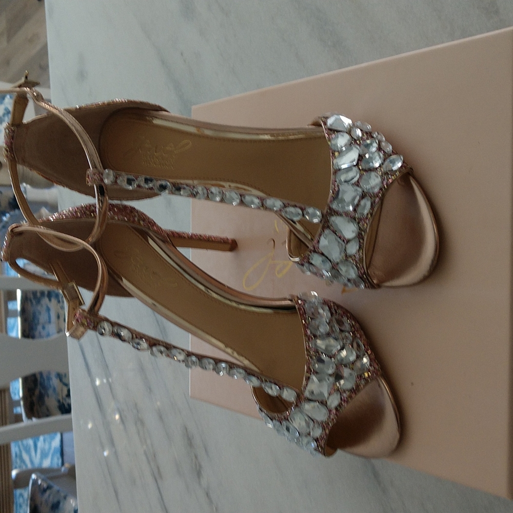 Badgley Mischka Jewel rose gold